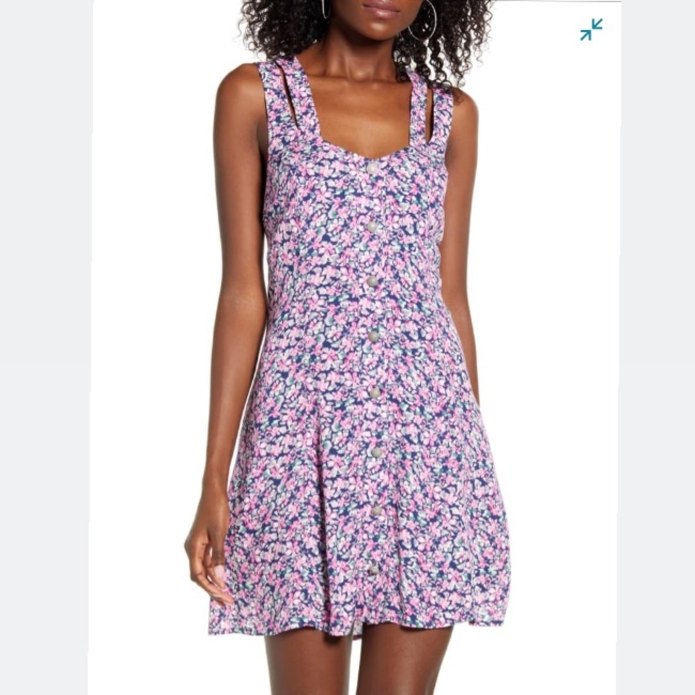 Button front dress